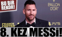 Messi, 8. kez Ballon d'Or'u kazandı