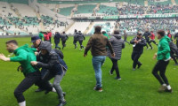 Bursa'da olaylı maç