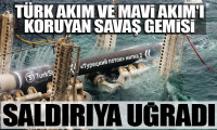 Türk Akım ve Mavi Akım'ı koruyan savaş gemisi saldırıya uğradı
