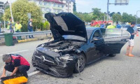 Galatasaraylı Barış Alper trafik kazası geçirdi