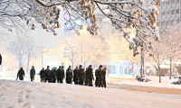 Başkent Ankara'da kar yağışı etkili oldu