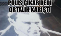 Denizli'de 'Atatürk' gerginliği
