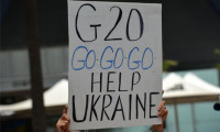 G20 zirvesinde Ukrayna gösterisi