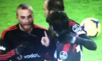Beşiktaş'ın iki yıldızı sahada kapıştı