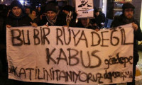 Kadıköy'de gazeteci Nuh Köklü protestosu