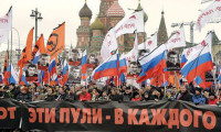 Rusya'da Nemstsov cinayetine protesto