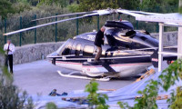 Zorlu Holding'e ait helikopter sert iniş yaptı