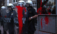 Yunanistan'da AB karşıtı gösteriler