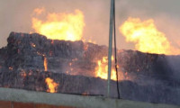 İzmir'de büyük yangın