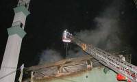 Çatalca'da cami yangını