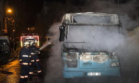 Bağcılar'da halk otobüsü kundaklandı
