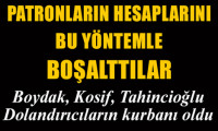 Türk patronların hesaplarını boşalttılar