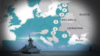 Rusya görüntü yayınladı: Savaş gemileri harekete geçti!