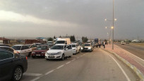 Konya’da şiddetli kum fırtınası karayolunu kilitledi