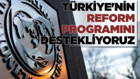 IMF: Türkiye'nin reform programını destekliyoruz