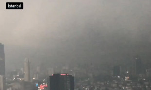 İstanbul'da korkutan görüntü! 5 dakikada güneş yok oldu