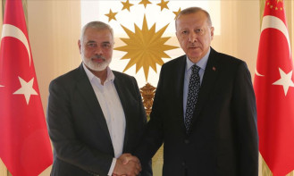 Erdoğan'dan Hamas lideri Haniye'ye taziye telefonu
