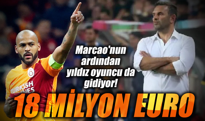 Galatasaray'da Marcao'nun ardından yıldız oyuncu da gidiyor: 18 milyon euro!
