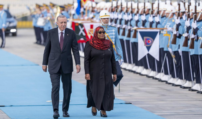 Tanzanya Birleşik Cumhuriyeti Cumhurbaşkanı Ankara'da