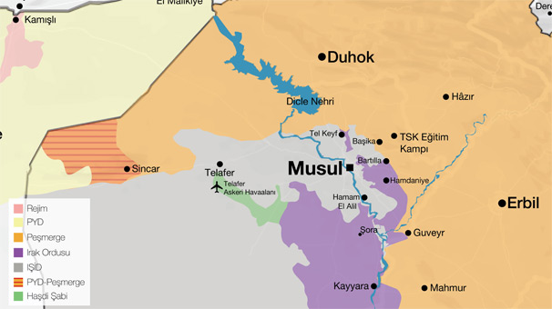Musul'da IŞİD'in kuşatılması için son 11 km
