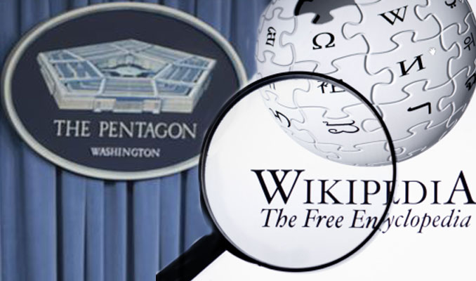 Pentagon'da Wikipedia skandalı