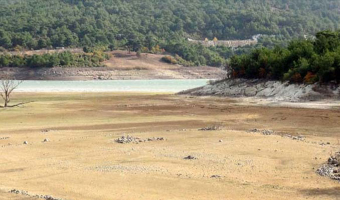 Çanakkale'de barajlar kurudu