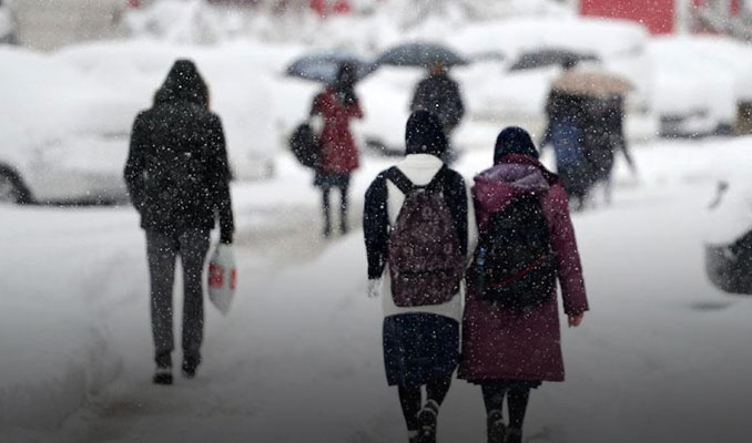 24 şehirde okullara kar tatili