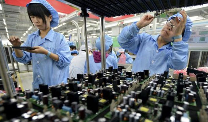 Çin'de imalat göstergesi yükselişte