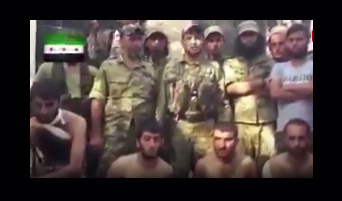 Amarne'de rehin alınan YPG'lilerin videosu yayınlandı