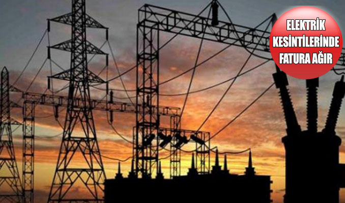 Elektrik kesintilerinde 5 günlük kayıp 300 milyon euro