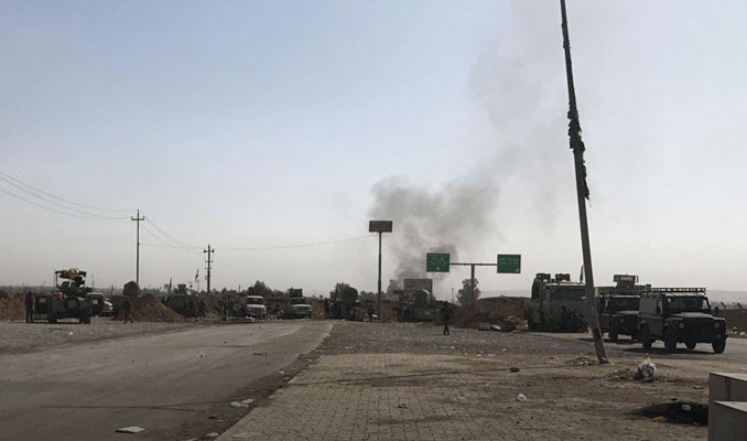 AA muhabirleri Irak'ta çatışmanın ortasında kaldı