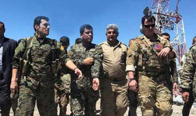 ABD,İngiliz ve Fransız askerler YPG lideriyle görüştü