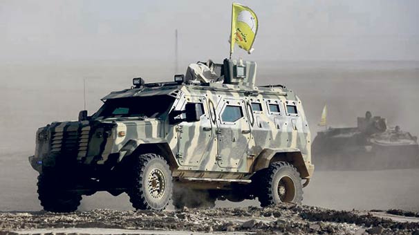 ABD'den YPG'ye zırhlı araçta Bağdat hüllesi