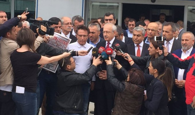 Kılıçdaroğlu'ndan Sözcü gazetesine ziyaret