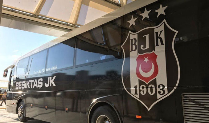 Beşiktaş otobüsünde dikkat çeken ayrıntı