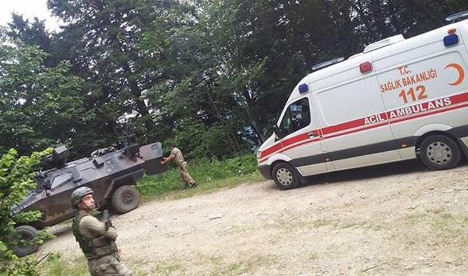 Teröristlerden Trabzon'da saldırı: 2 asker yaralı
