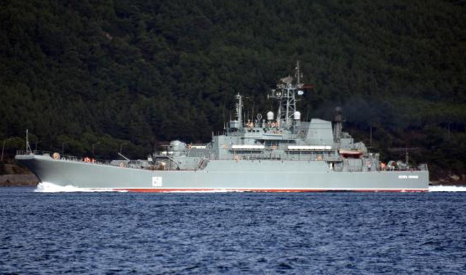 Rus gemisi Akdeniz'e yöneldi
