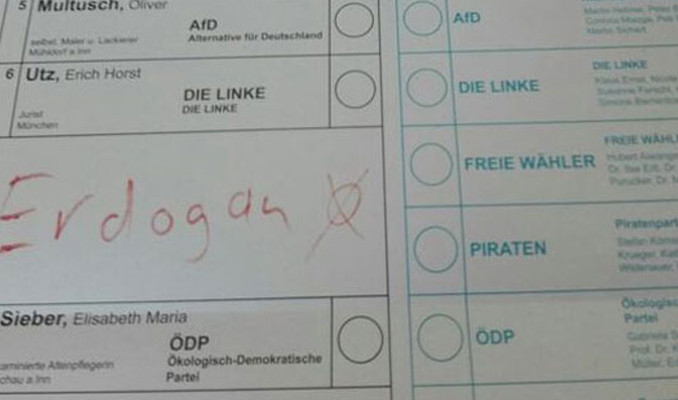 Almanya'da oy pusulasından Erdoğan çıktı
