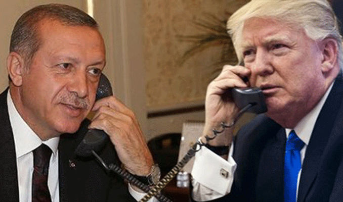 Cumhurbaşkanı Erdoğan Trump ile görüştü... İş birliği vurgusu