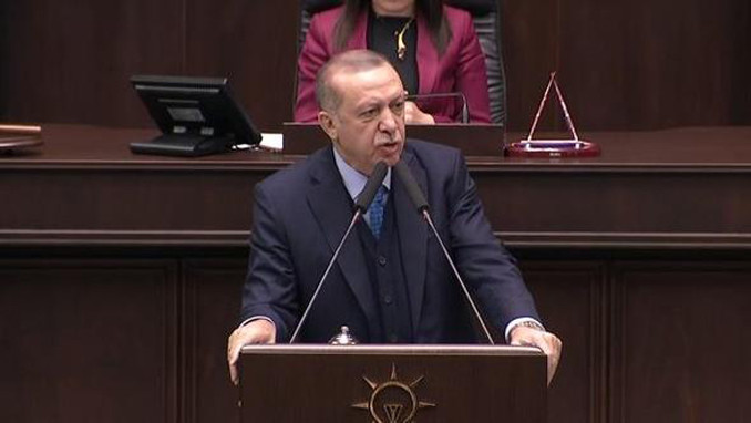 Erdoğan'dan dün Meclis'te yaşananlarla ilgili sert sözler