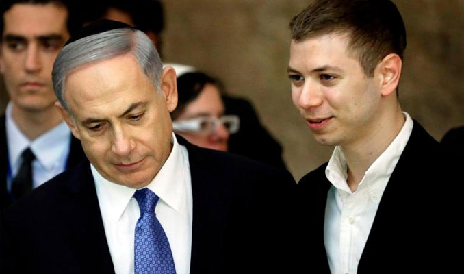 Netanyahu'nun oğlundan terbiyesiz paylaşım
