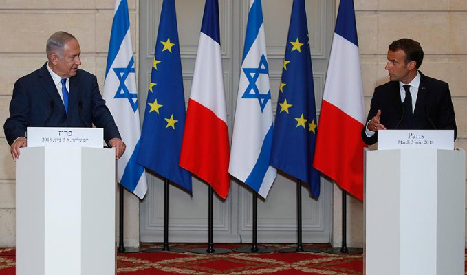 Netanyahu'ya bir darbe de Macron'dan