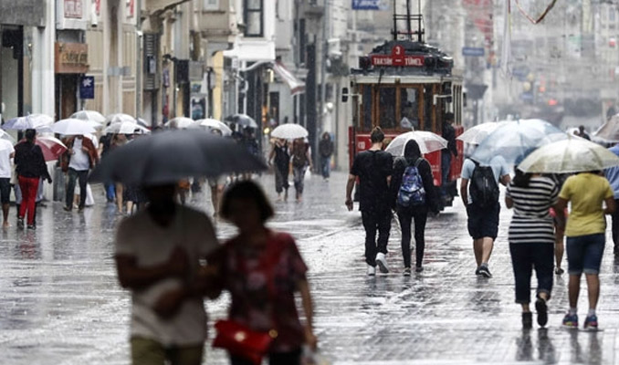 Meteoroloji'den İstanbullulara sağanak yağmur uyarısı!