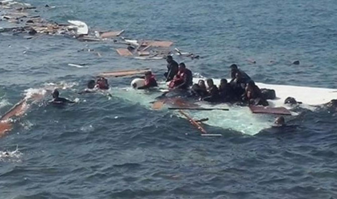 Mülteci teknesi battı: 16 ölü