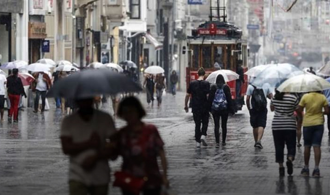 İstanbul dahil 12 il için sağanak yağış uyarısı
