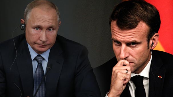Putin ile Macron, Suriye'yi görüştü