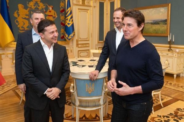 Zelenskiy, Tom Cruise'u kabul etti