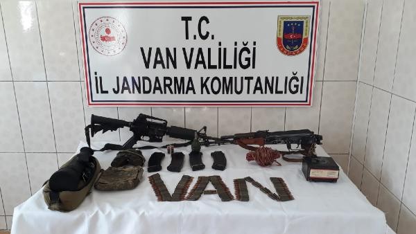 Van'da, PKK'ya ait silah ve mühimmat ele geçirildi