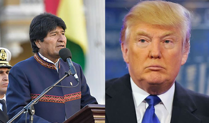 Trump: Morales'in istifası batı yarım kürenin demokrasisi için önemli