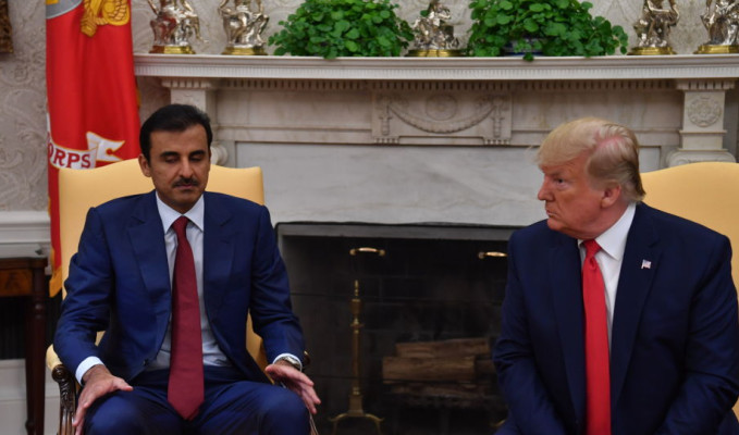 Trump, Katar Emiri ile görüştü